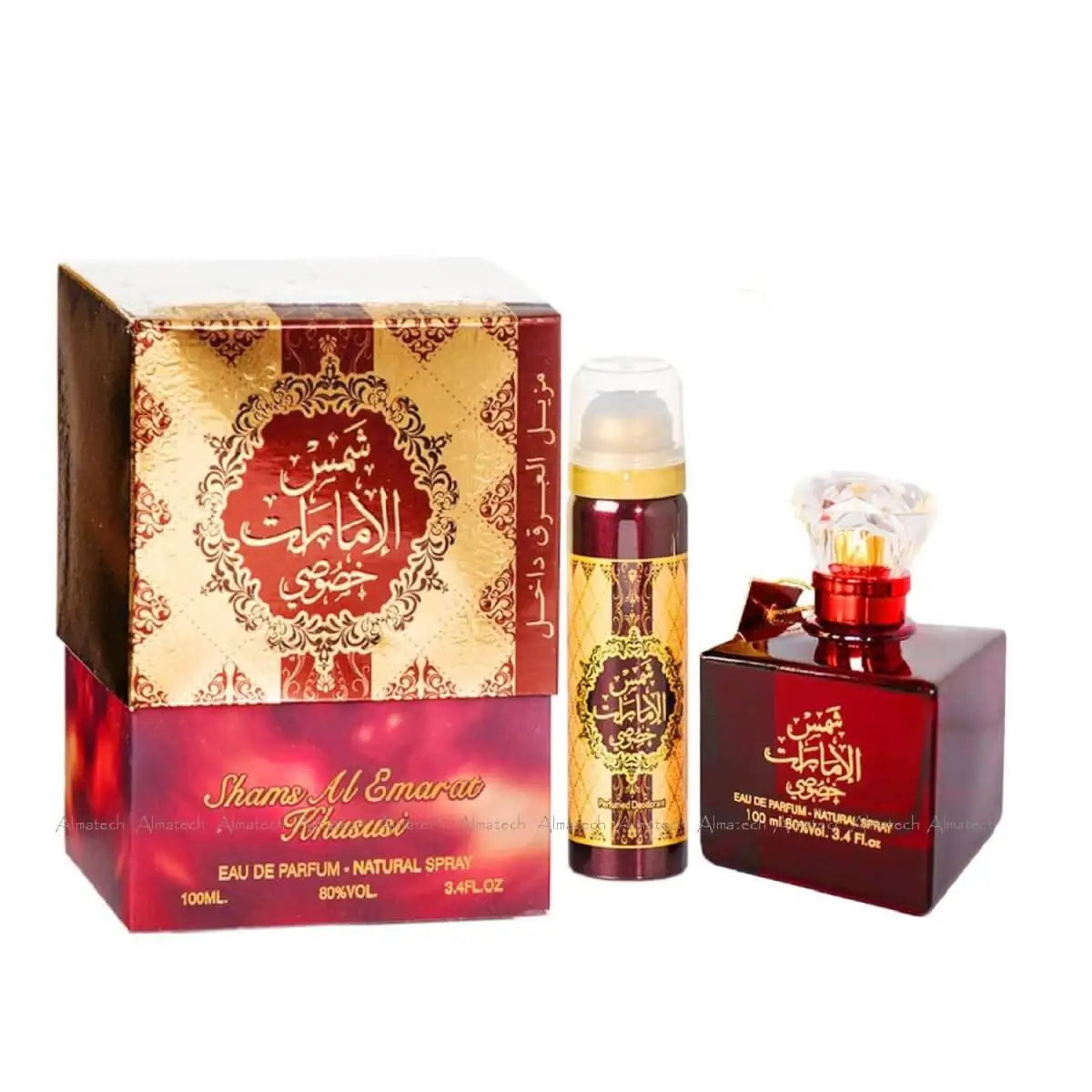 Shams Al Emarat Khususi Eau de Parfum with Deo – 100ml by Ard Al Zaafaran