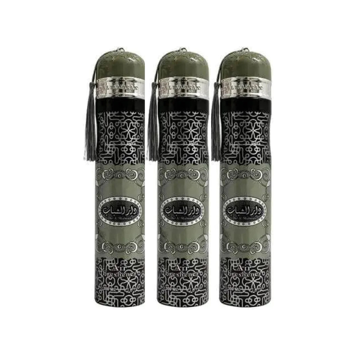 Three Ard Al Zaafaran Dar Al Shabab 300ml air fresheners - bundle of 3