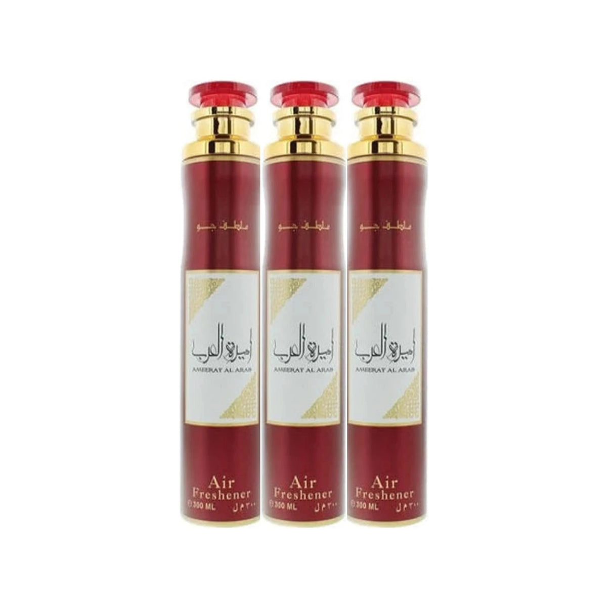 Three Lattafa Ameerat Al Arab 300ml air fresheners - bundle of 3