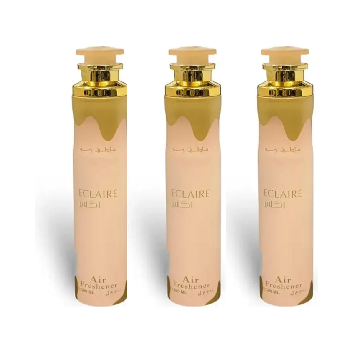 Three Lattafa Eclaire 300ml air fresheners - bundle of 3